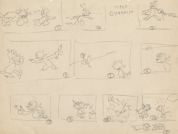 Карандашные раскадровки