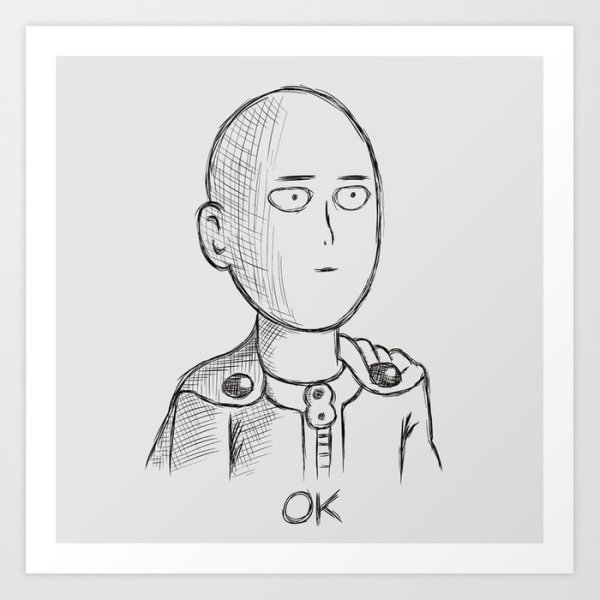 Ванпанчмен рисунок