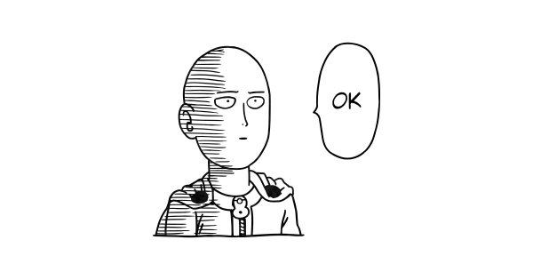 Сайтама простая рисовка