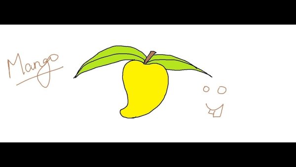 Манго рисунок поэтапно