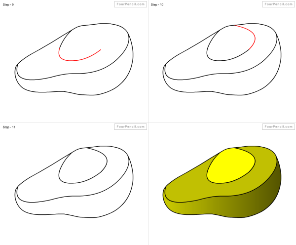 Рисунки маркерами фрукты