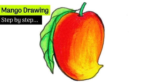 Раскраска манго