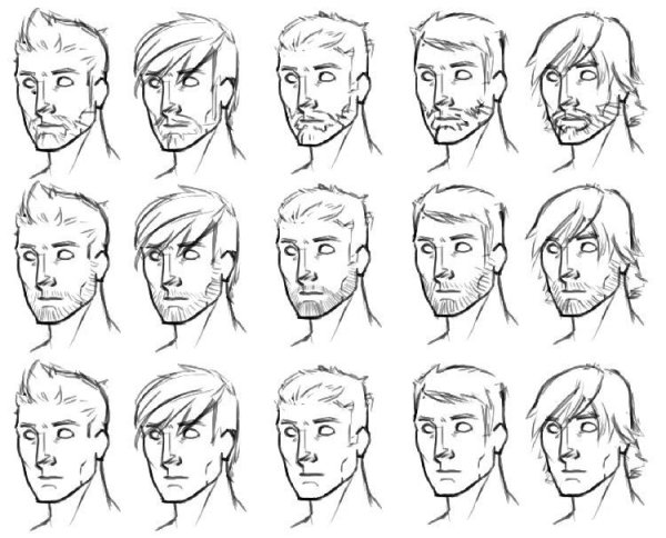 Рисовка лица