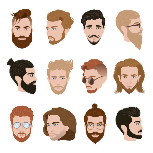 Причёски мужские референсы с бородой