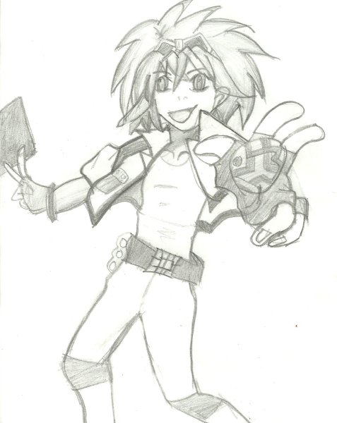 Бакуган раскраска Дэн