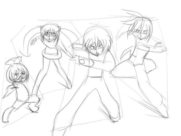 Бакуган рисунок карандашом