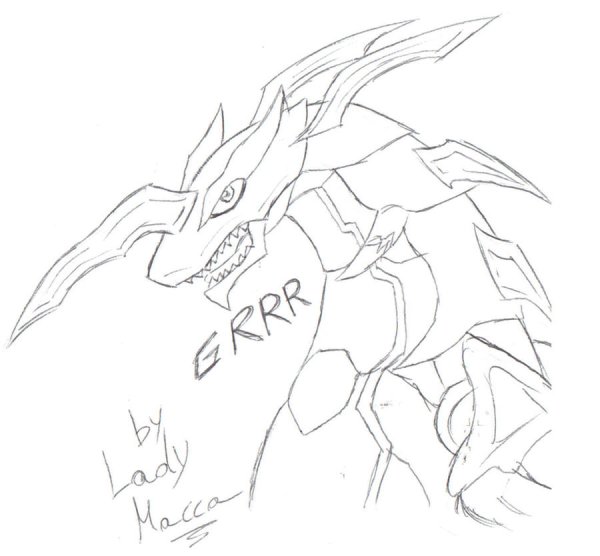 Бакуган Драго рисунок