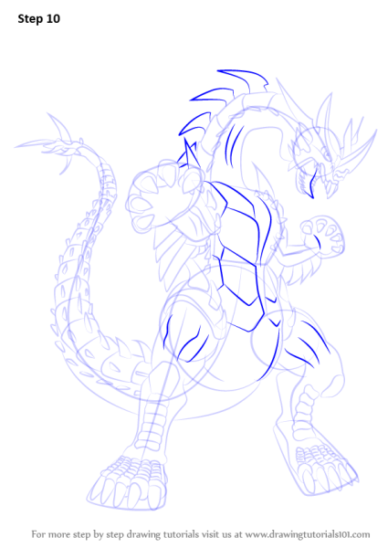 Раскраска бакуган Гидроноид