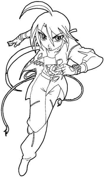 Раскраски аниме бакуган