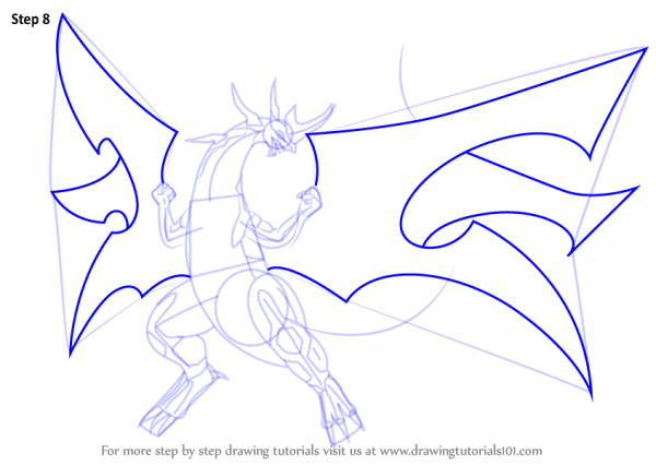 Бакуган Драго карандашом