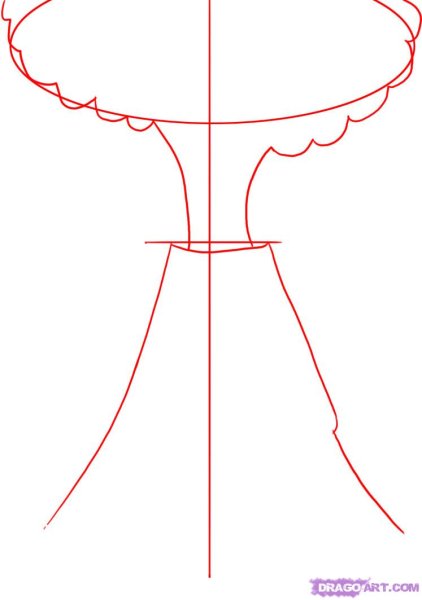 Нарисовать вулкан