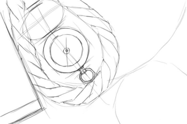 Компас рисунок карандашом