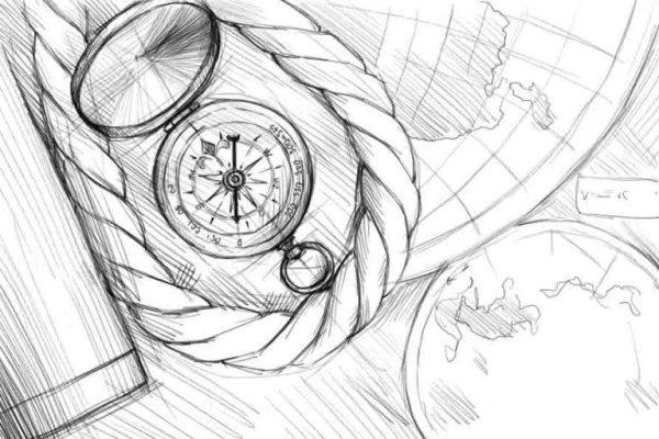 Компас рисунок