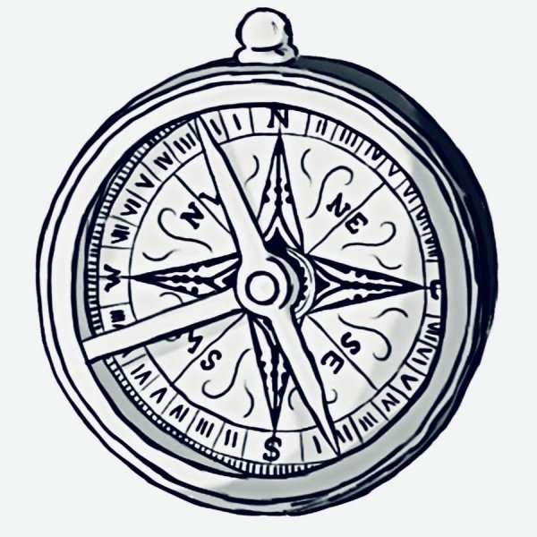 Роза ветров Север Юг Запад Восток