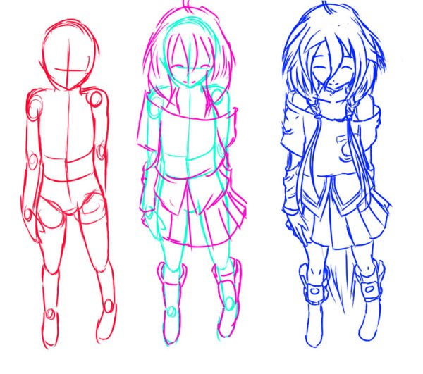 Обучалки по рисованию аниме