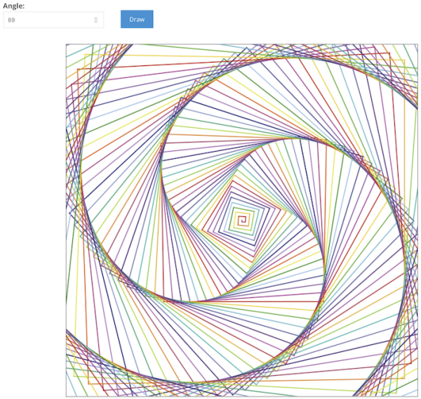 Спираль Фибоначчи золотое сечение