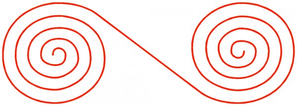 Спирали Архимеда (шаг а=60мм).