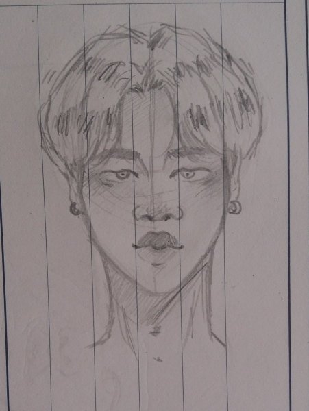 Тени БТС рисунок