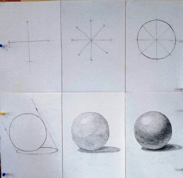 Поэтапное рисование гара