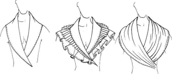 Воротник набросок