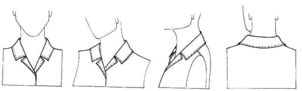 Как рисовать воротник