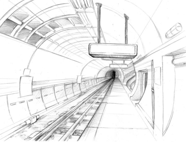 Метро для рисования