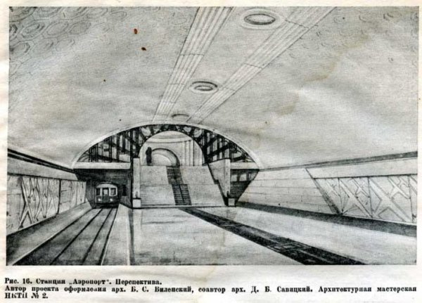 Станция аэропорт 1935 Москва