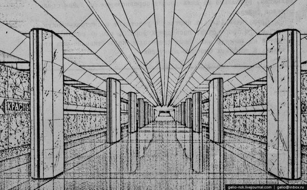 Станция метро перспектива