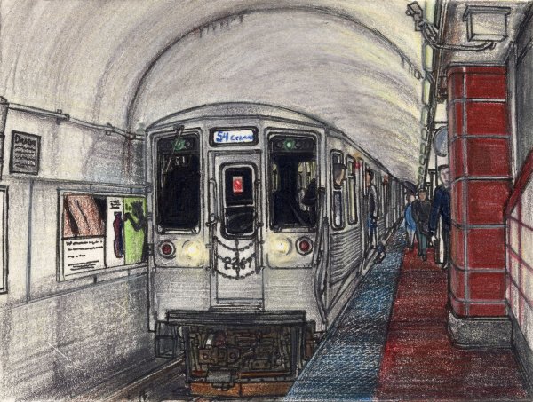 Метро для рисования