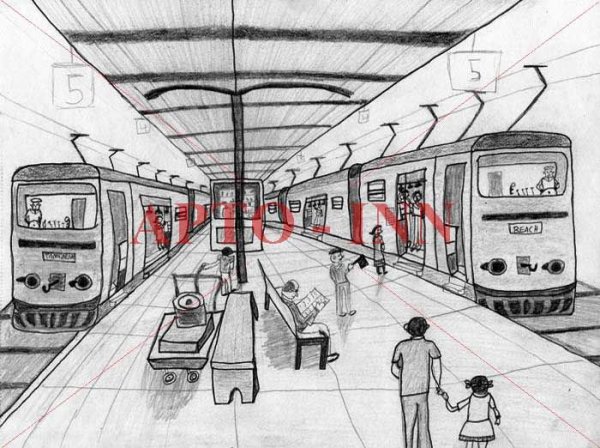 Метро скетч