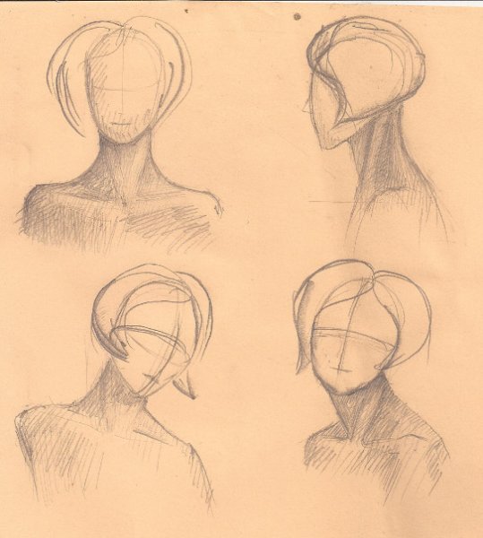 Аниме голова и шея