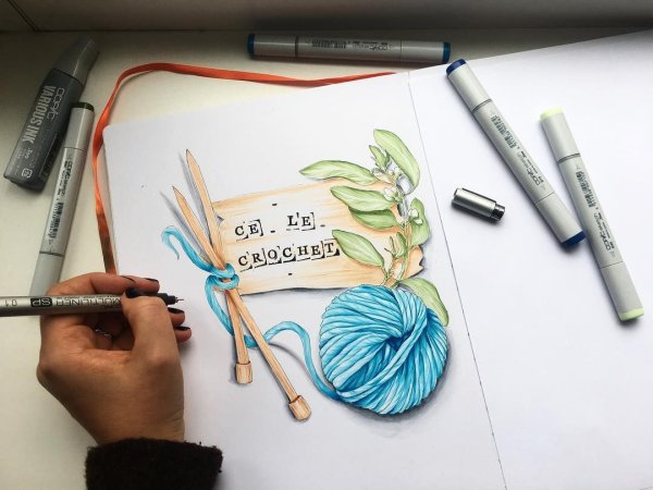 Маркерные скетчи для начинающих