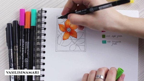 Рисование маркерами легко и просто