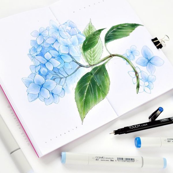 Маркер «цветок»