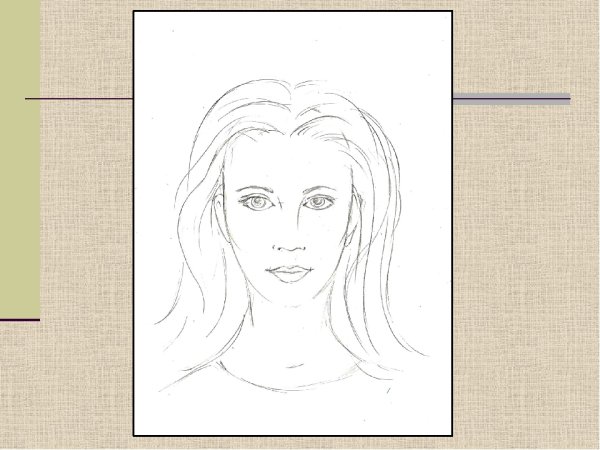 Изо рисование портрета