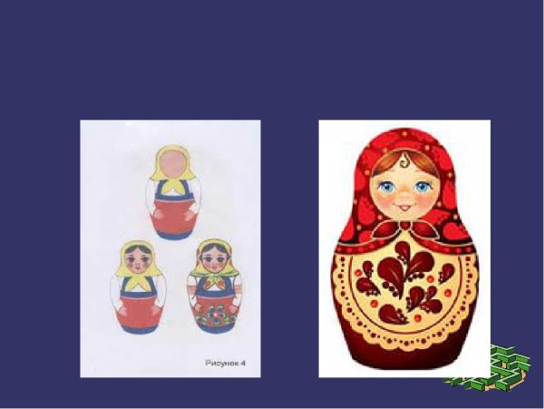 Матрешки по изо