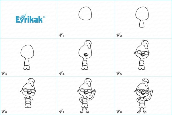 Мимимишки рисунок поэтапно