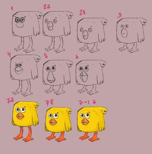 Мимимишки нарисовать поэтапно