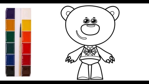 Раскраски для детей Мимимишки