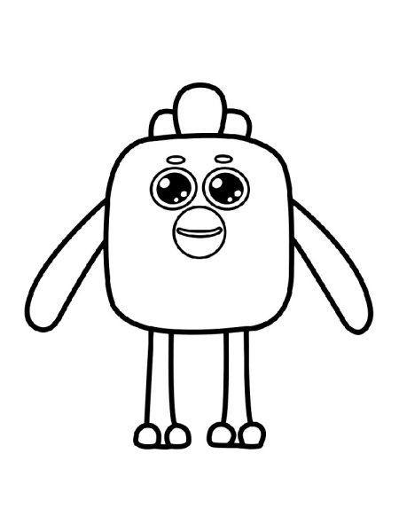 Мимимишки ЦАПА раскраска