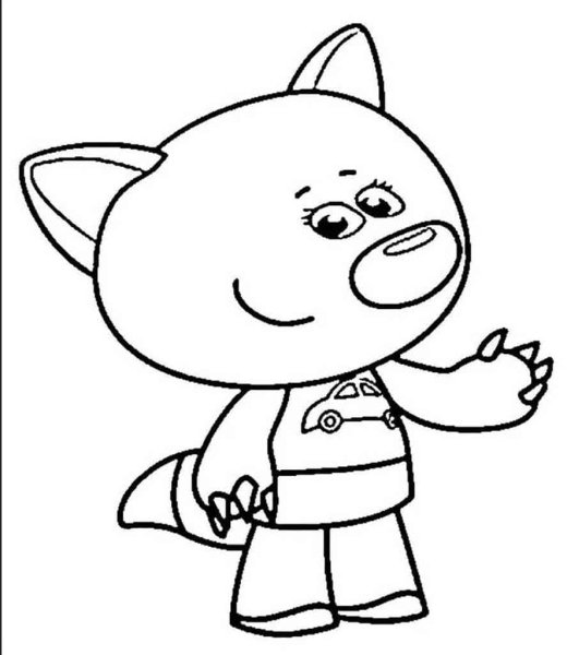 Раскраска Мимимишки