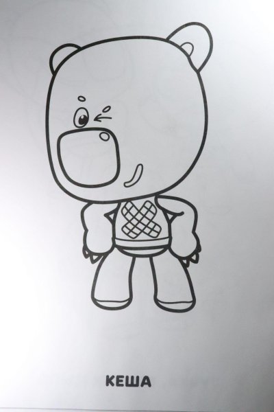 Раскраска мини мишки