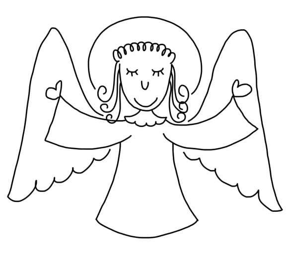 Урок рисования ангела