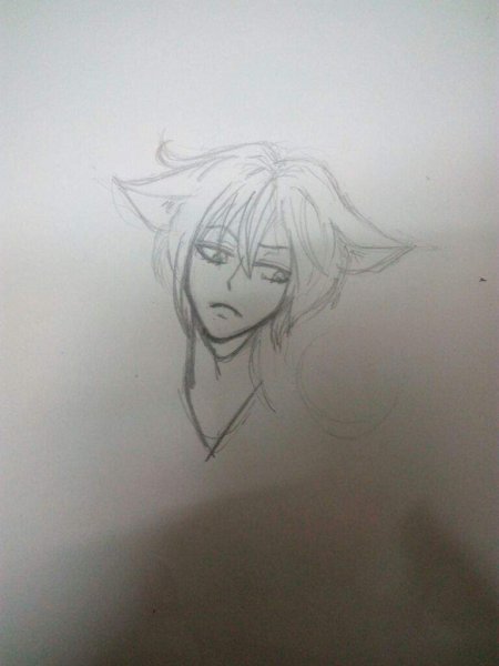 Томоэ и Нанами карандашом