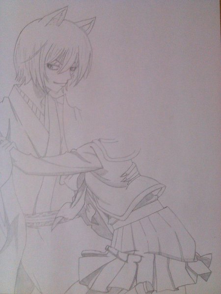 Нарисовать Томоэ поэтапно