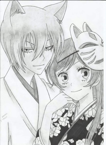 Раскраска аниме Томоэ