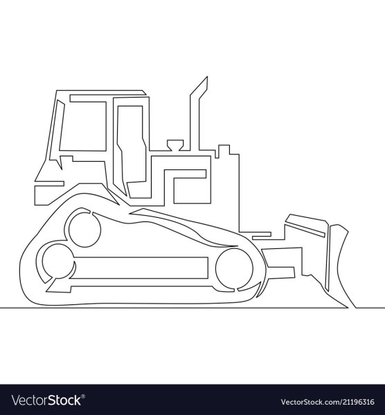 Бульдозер для рисования