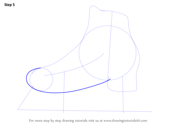 Нарисовать коньки пошагово