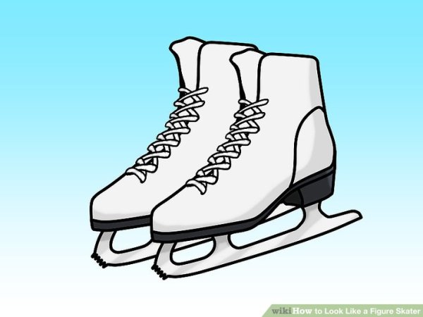 Рисунок ледовых коньков