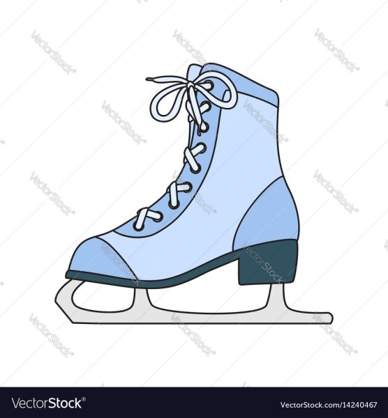 Коньки рисунок на торт